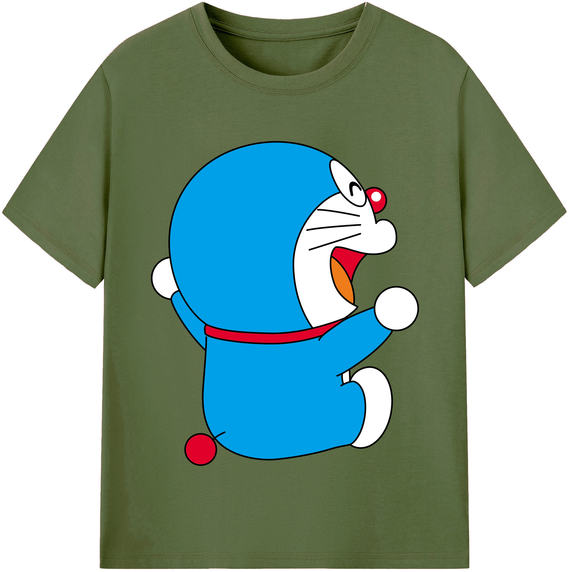 （画像用） ドラえもん Doraemon 綿100％半袖Tシャツ（フロントプリント）